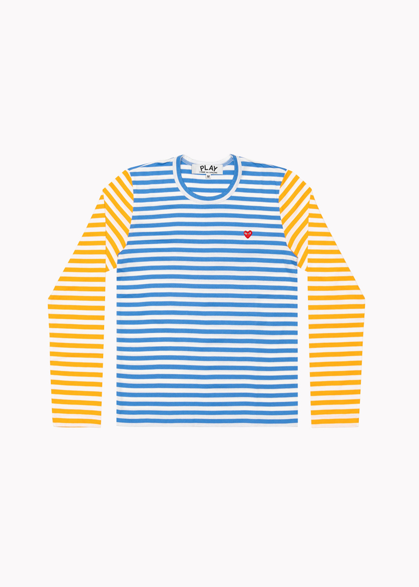 Comme des garcons yellow striped shirt best sale