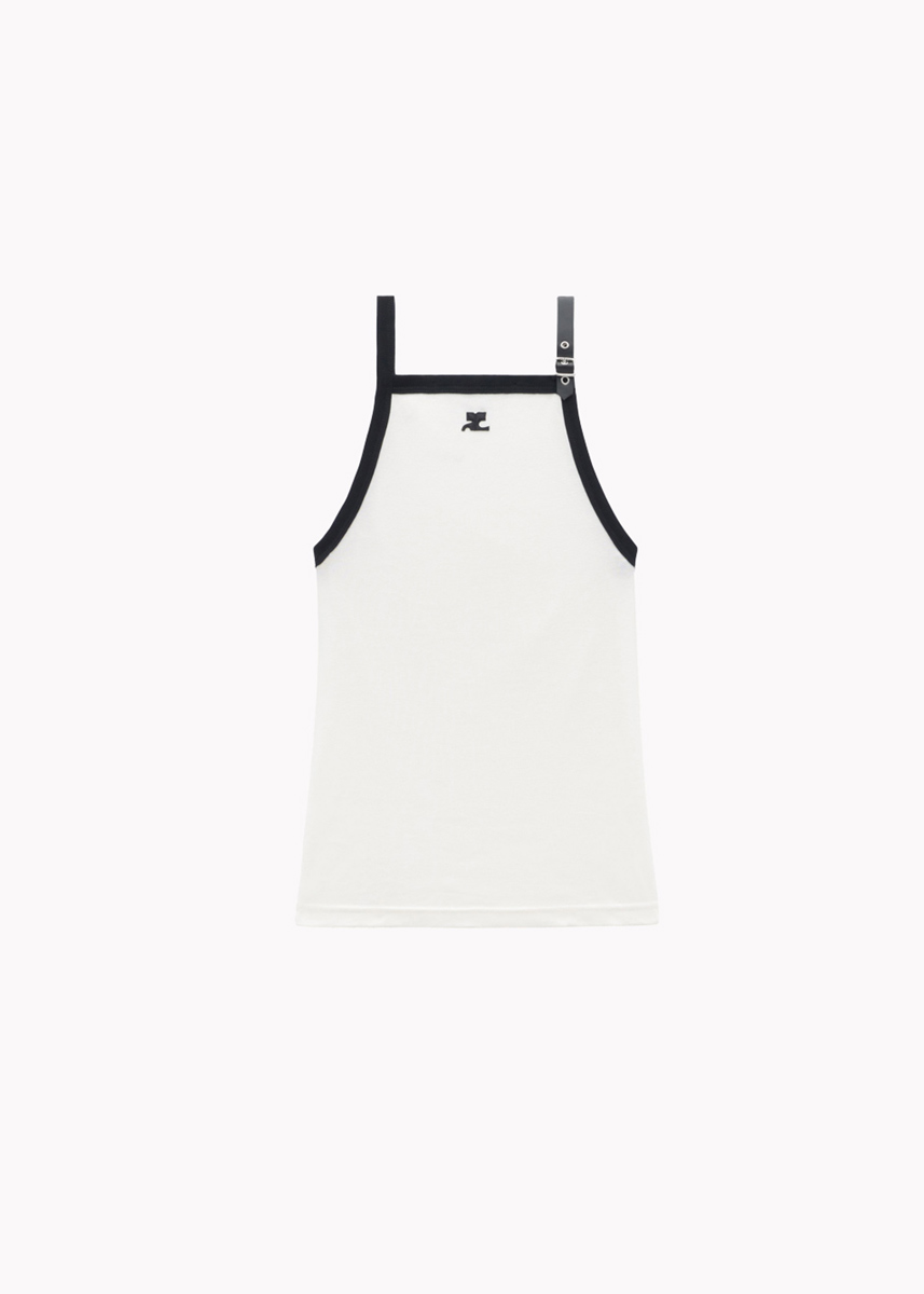 CRONOS ONE SIDE DOUBLE STRIPES TANKTOP（CRONOS SIDE INSERTS