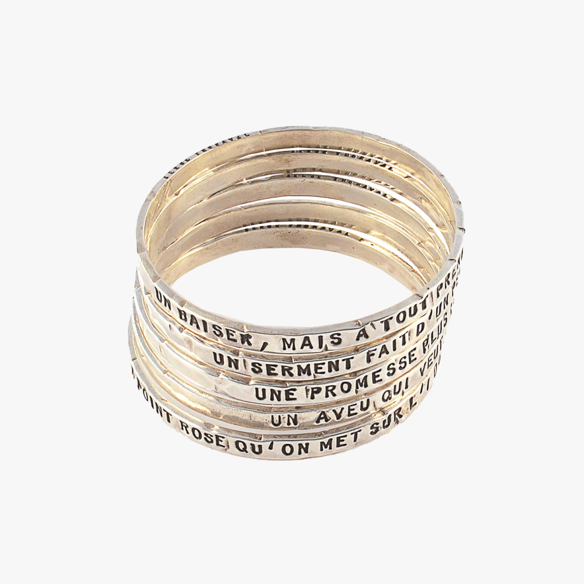 Photo de bracelets 5 rangs épais