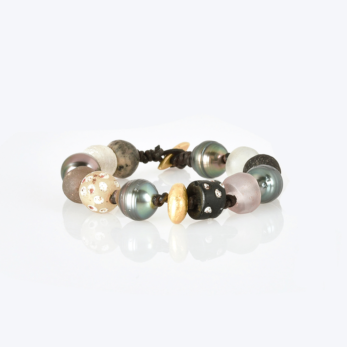 Photo du produit Bracelet 4 perles Tahiti de la boutique Gago