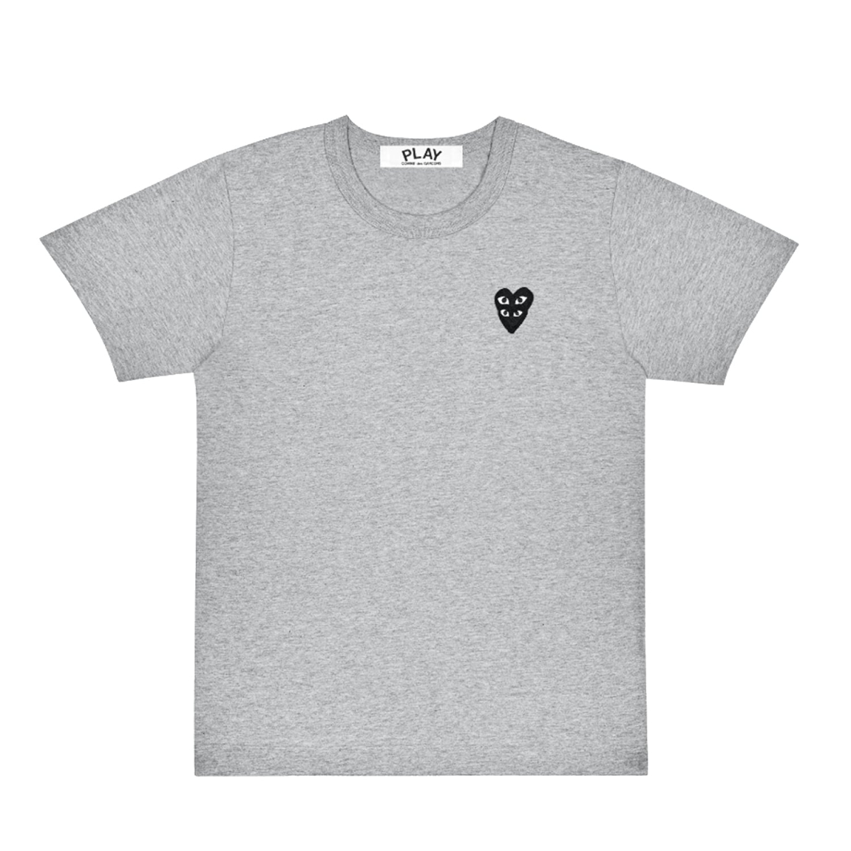 Photo du produit Double black heart grey uni T-shirt femme de la boutique Gago