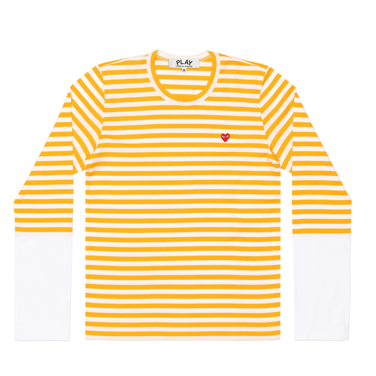 Photo de yellow and white striped t-shirt femme
