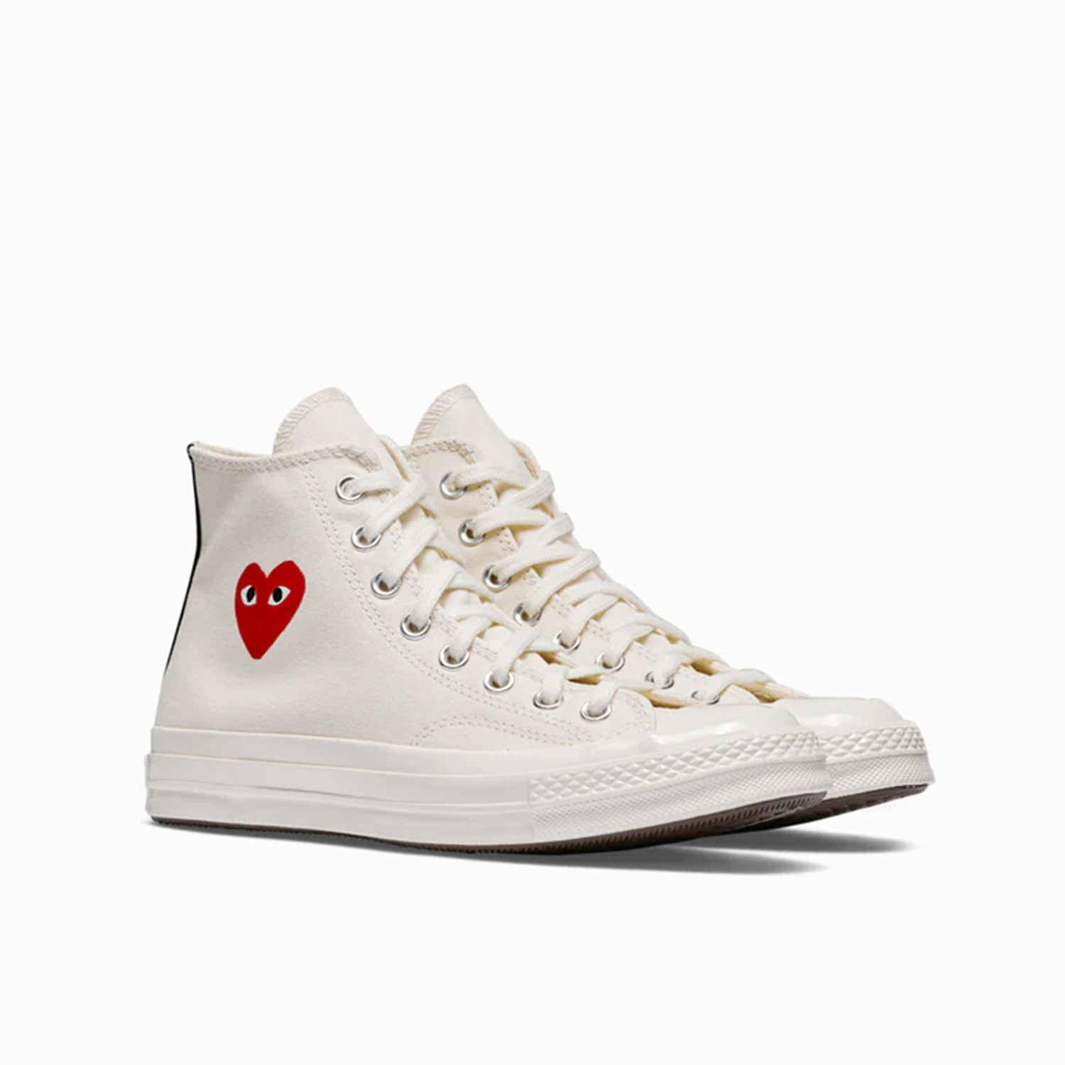 Converse cdg haute blanche best sale